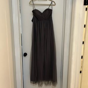 Gray W Too bridesmaids dress